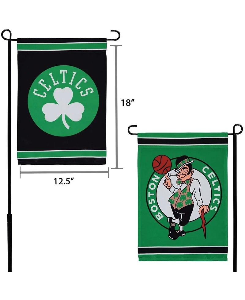 Multi Boston Celtics 12" x 18" Double-Sided Garden Flag