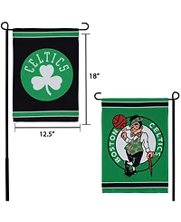 Multi Boston Celtics 12" x 18" Double-Sided Garden Flag