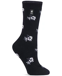 Heat Holders Women's Ultra Lite Bellis Floral Crew Socks