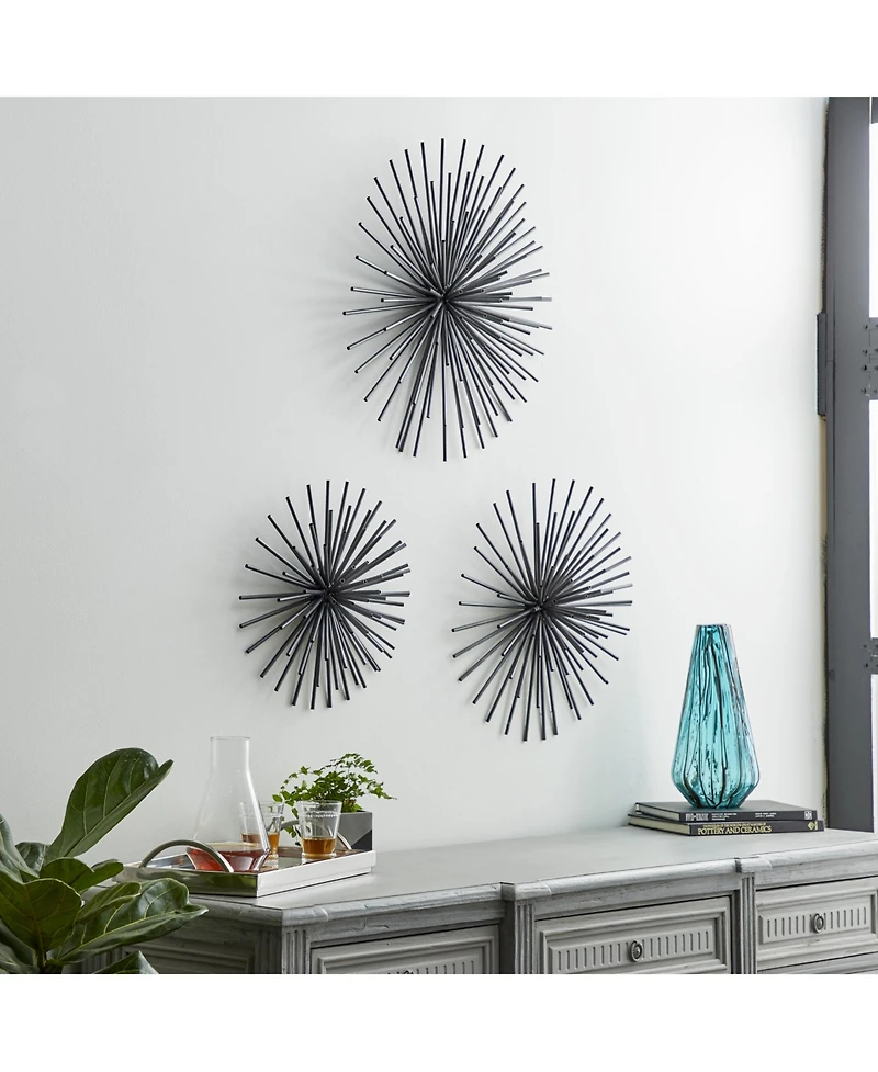 Contemporary Wall Decor, Set of 3
