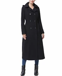 Women's Laila Long Hooded Wool Walking Coat