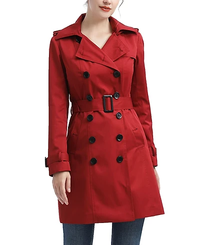 Women's Adley Water Resistant Hooded Trench Coat
