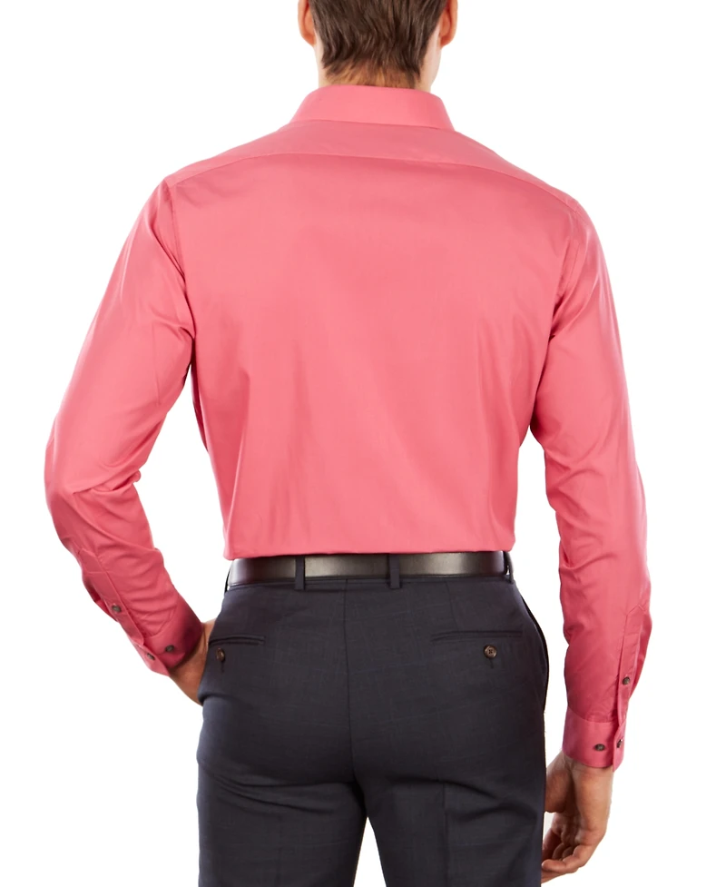 Van Heusen Men's Athletic Fitted Poplin Dress Shirt