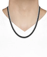 Men's Diamond Link 24" Necklace (2 ct. t.w.) in 10k Gold (Also in Black Diamond)