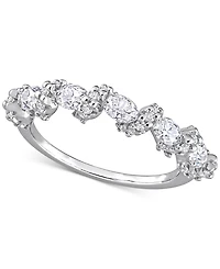Lab-Grown Moissanite Band (1-1/4 ct. t.w.) Sterling Silver