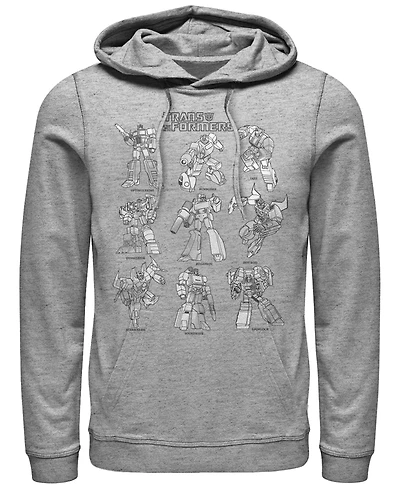 Men's Transformers Textbook Fleece Hoodie