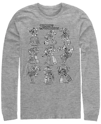 Men's Transformers Textbook Long Sleeve T-shirt