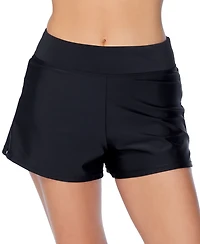 Island Escape Women's Pull-On Swim Shorts, Created For Macy's
