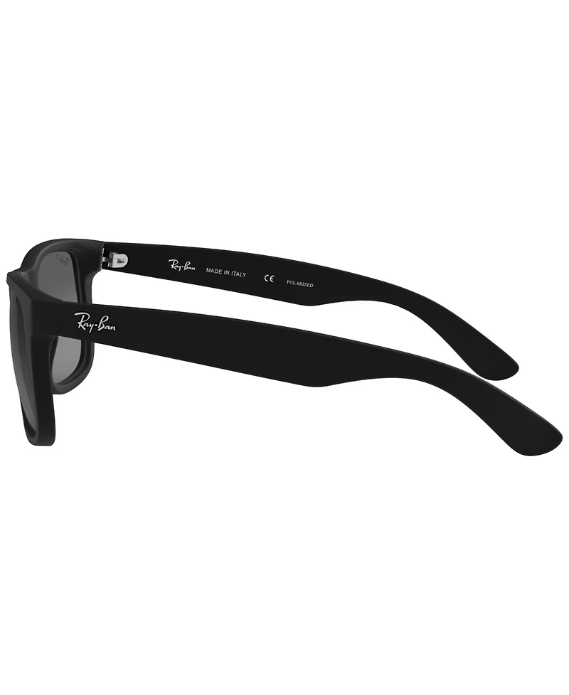 Ray-Ban Unisex Polarized Low Bridge Fit Sunglasses, RB4165F Justin Classic