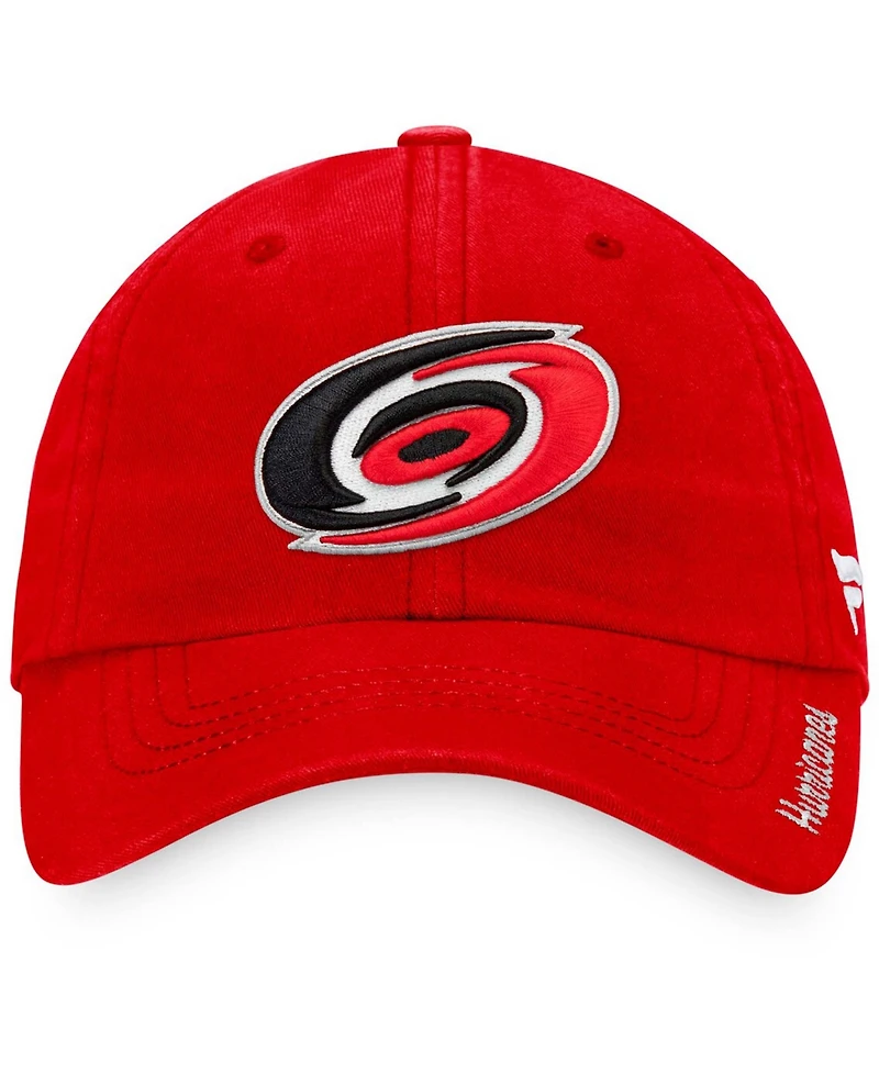 Women's Red Carolina Hurricanes Primary Logo Adjustable Hat