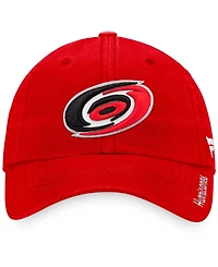 Women's Red Carolina Hurricanes Primary Logo Adjustable Hat