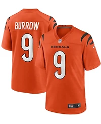 Men's Joe Burrow Orange Cincinnati Bengals Alternate Game Jersey