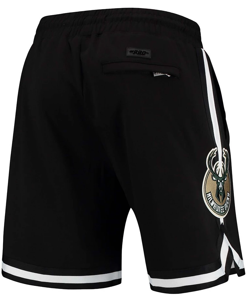 Men's Pro Standard Giannis Antetokounmpo Black Milwaukee Bucks Player Shorts