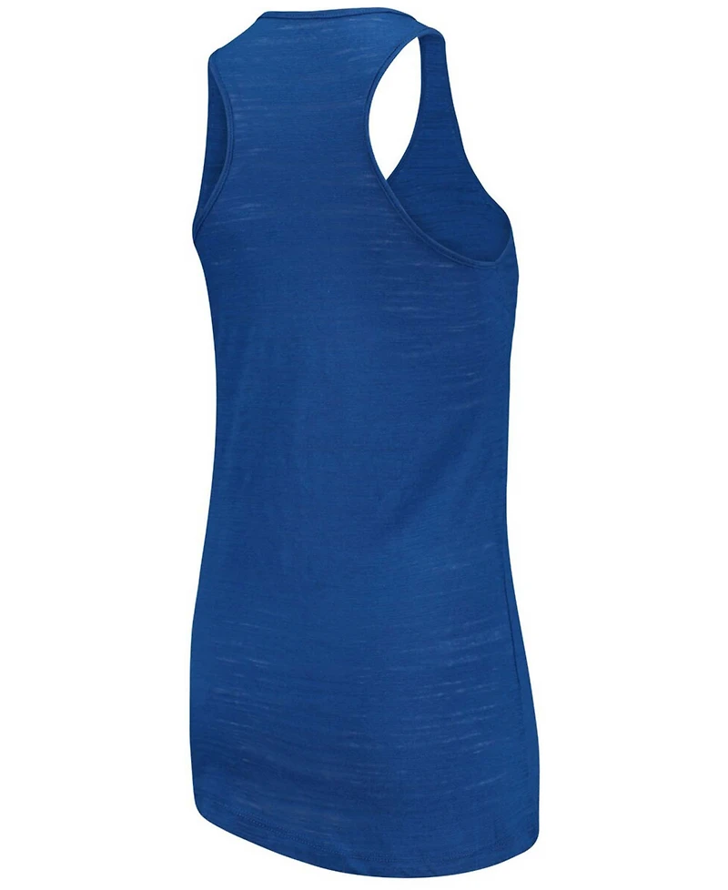 Women's Royal Kansas City Royals Multicount Racerback Tank Top