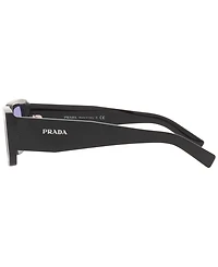 Prada Symbole Rectangular Unisex Sunglasses, Pr 6YS