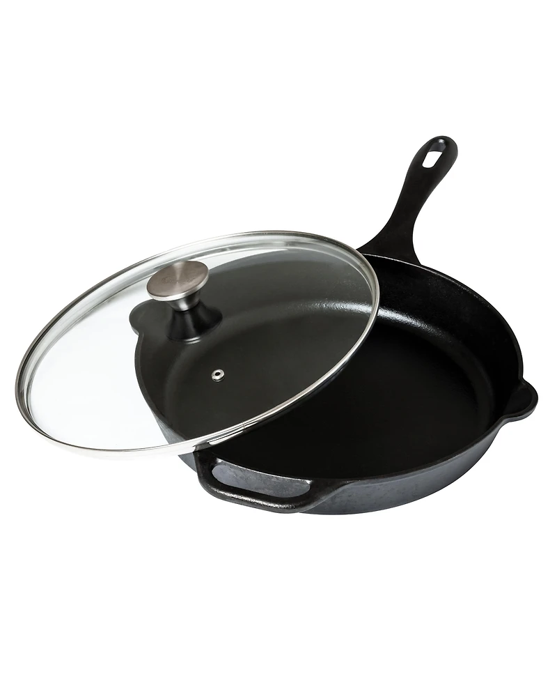 Victoria Glass Lid with Stainless Steel Knob for 12" Skillet