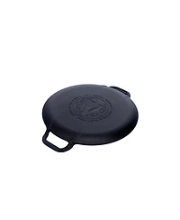 Victoria 10" Comal with 2 Side Handles, Seasoned