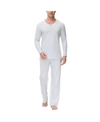 Ink+Ivy Men's Two Piece Henley Pajama Set