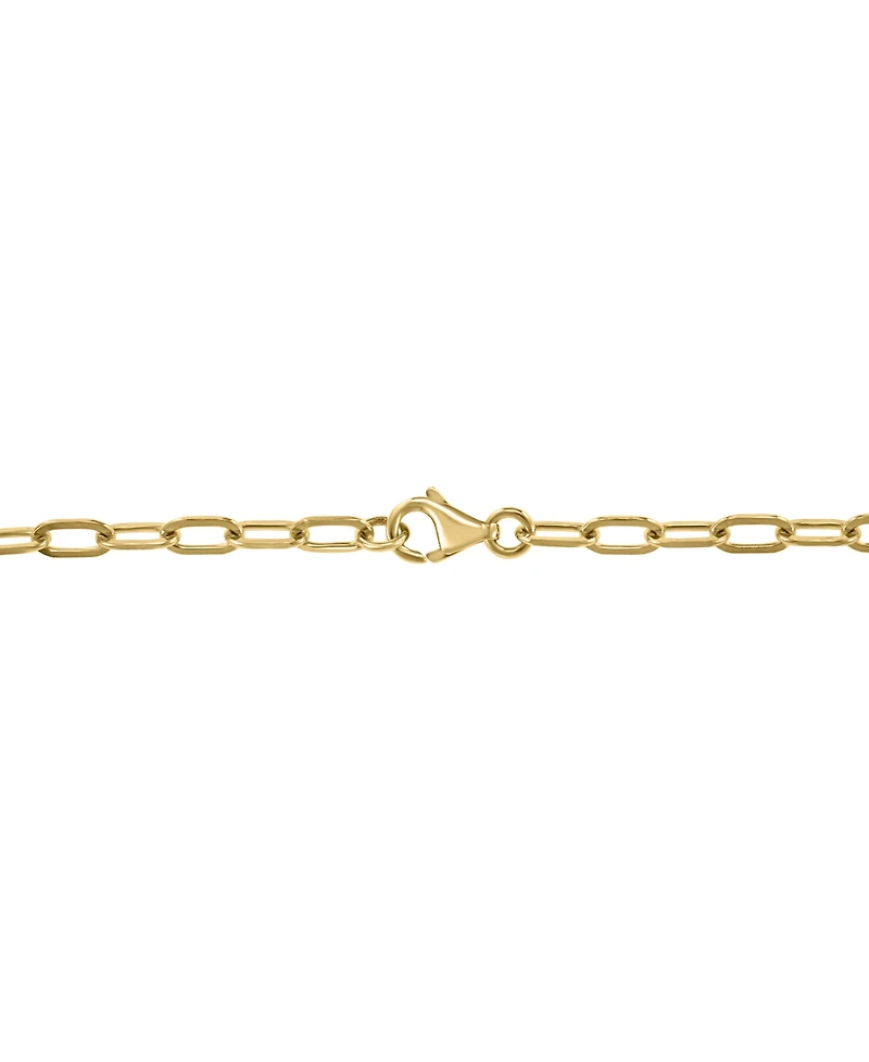 Effy Onyx, Sapphire (1/20 ct. t.w.) & Diamond (1/10 ct. t.w.) Evil Eye 18" Pendant Necklace in 14k Gold