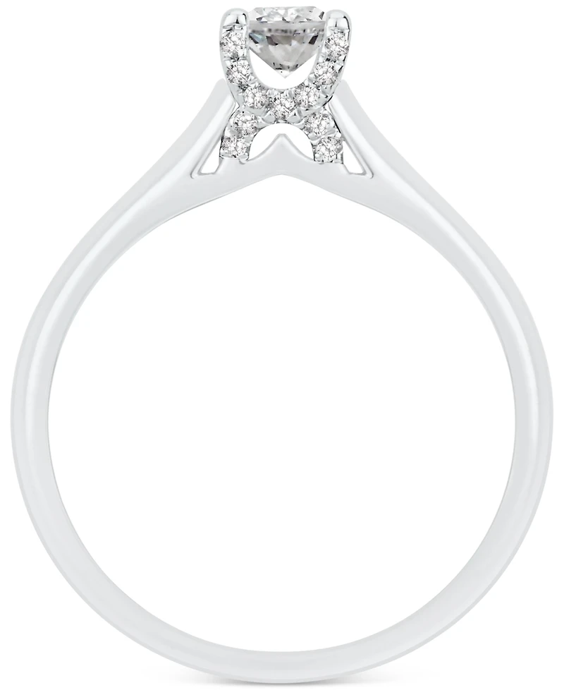 Diamond Solitaire Engagement Ring (1/3 ct. t.w.) 14k Gold