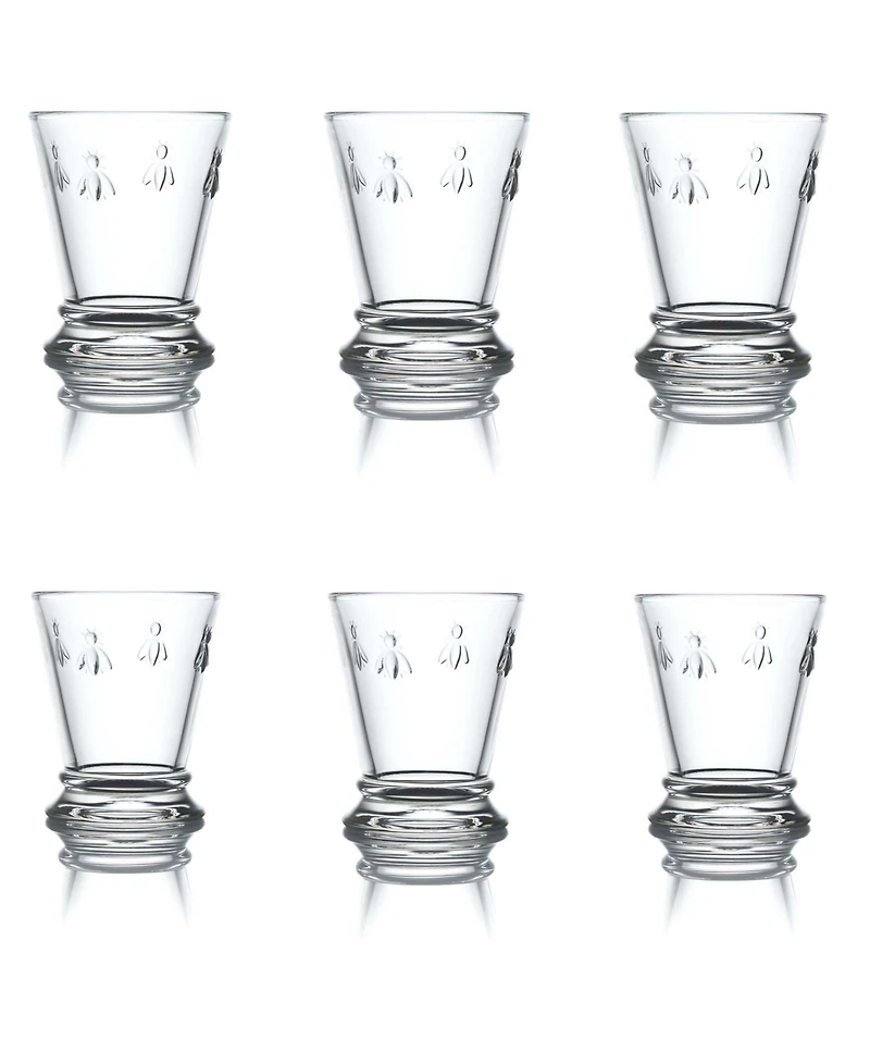 La Rochere Napoleon Bee Small 6 Ounce Tumbler, Set of 6