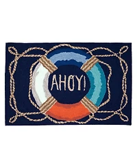 Liora Manne' Frontporch Ahoy 2'6" x 4' Outdoor Area Rug
