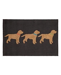Liora Manne' Frontporch Yellow Labs 2'6" x 4' Outdoor Area Rug