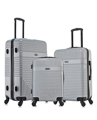 InUSA Resilience Lightweight Hardside Spinner Luggage Set, 3 piece