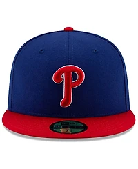 Men's Royal, Red Philadelphia Phillies Alternate Authentic Collection On-Field 59FIFTY Fitted Hat