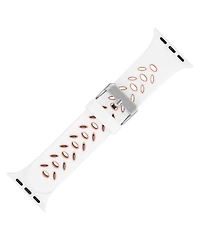 WITHit White and Pink Silicone Sport Band designed for Apple Watch 42mm (Series 10) & 38/40/41mm