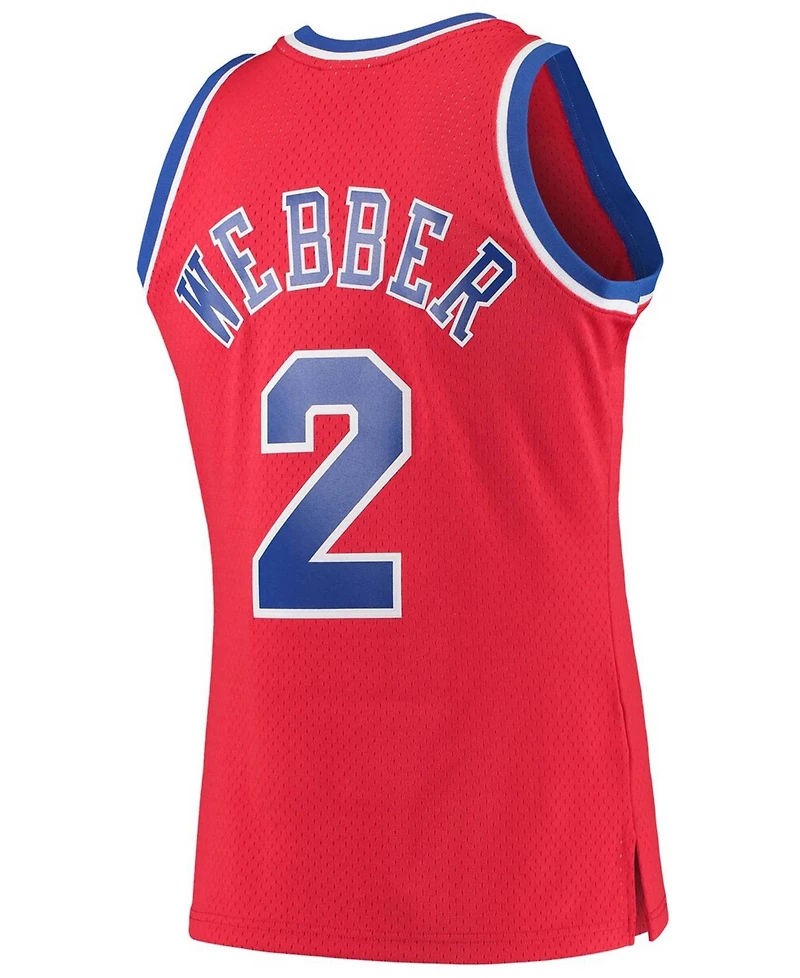 Men's Chris Webber Red Washington Bullets Hardwood Classics 1994-95 Swingman Jersey