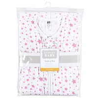 Hudson Baby Baby Girls Hudson Long Sleeve Muslin Sleeping Bag, Wearable Blanket, Sleep Sack