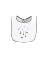 Hudson Baby Unisex 5Pk Bandana Bibs and Socks Set