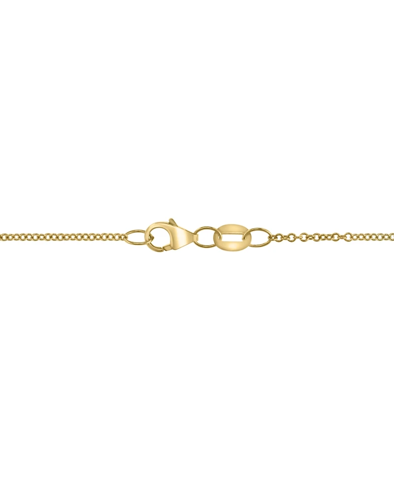 Effy Diamond Pave Cross 18" Pendant Necklace (1/20 ct. t.w.) Sterling Silver or 14k Gold-Plated