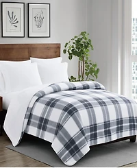 Cannon Cozy Teddy Plaid Blanket, King