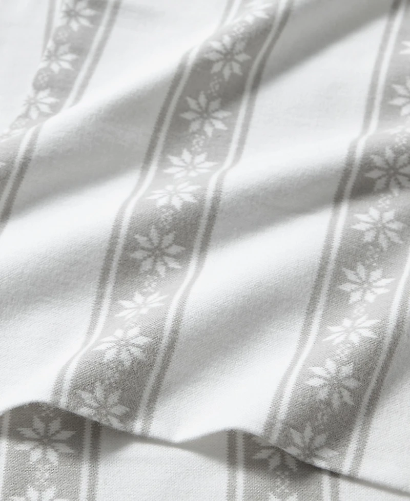 Eddie Bauer Printed Cotton Flannel 4-Pc. Sheet Set, Full