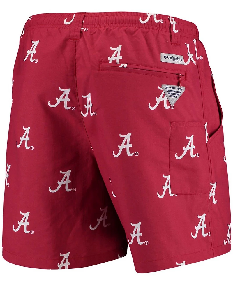 Men's Crimson Alabama Tide Backcast Ii Omni-Shade Hybrid Shorts