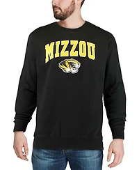Colosseum Men's Missouri Tigers Arch & Logo Crew Neck Sweatshirt