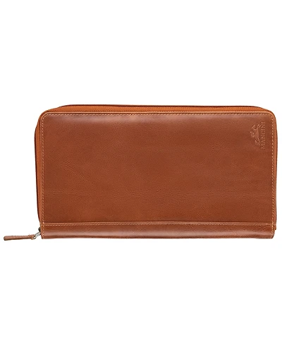 Men's Casablanca Collection Deluxe Zippered Passport and Travel Organizer