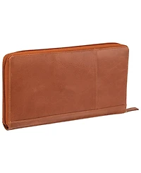 Men's Casablanca Collection Deluxe Zippered Passport and Travel Organizer