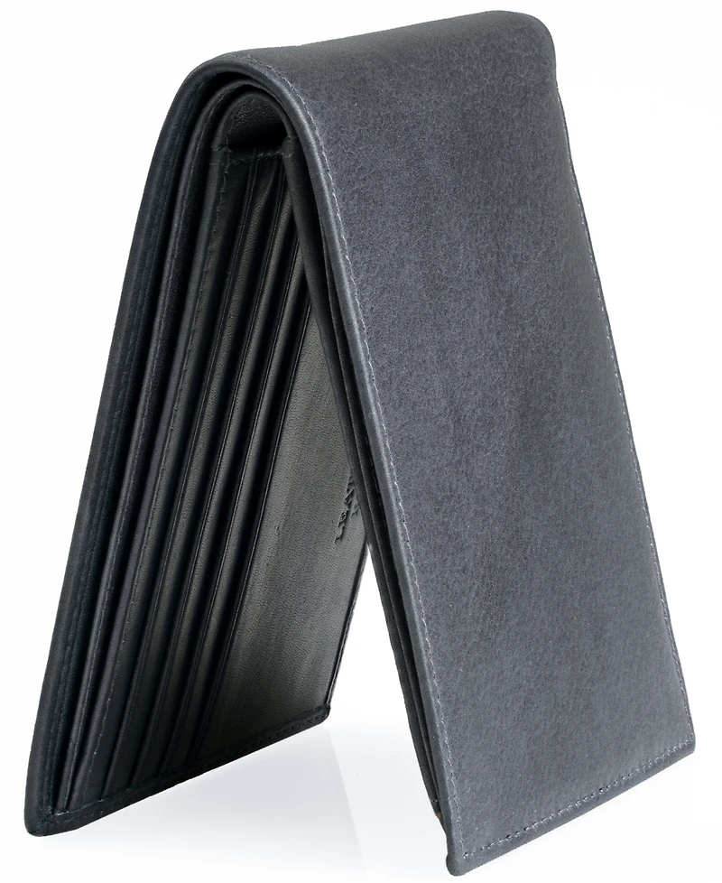 Men's Bellagio Collection Bifold Wallet with Coin Pocket