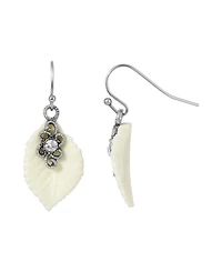 2028 Leaf Wire Earrings