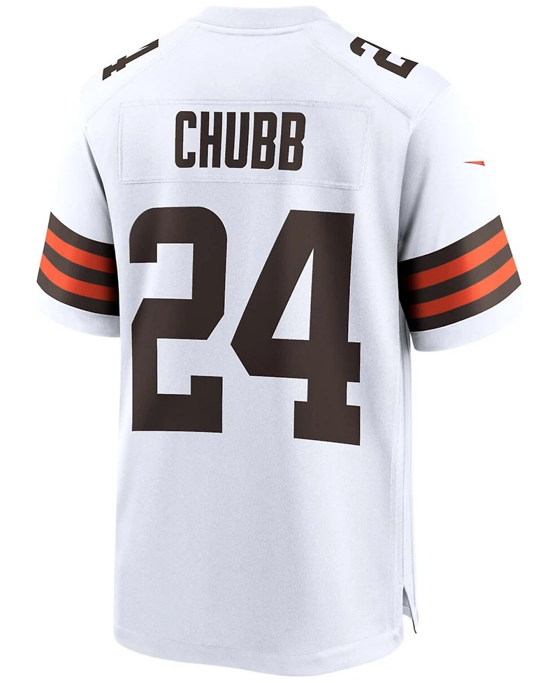Nike Men's Nick Chubb White Cleveland Browns Game Jersey