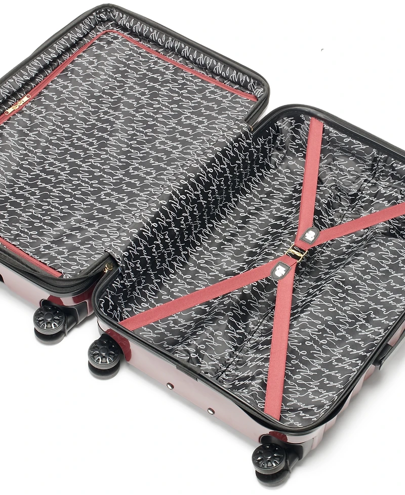 Karl Lagerfeld Chevron 25" Hardside Spinner