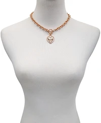 My Sparkly Valentine Logo Heart Pendant 17" Toggle Necklace