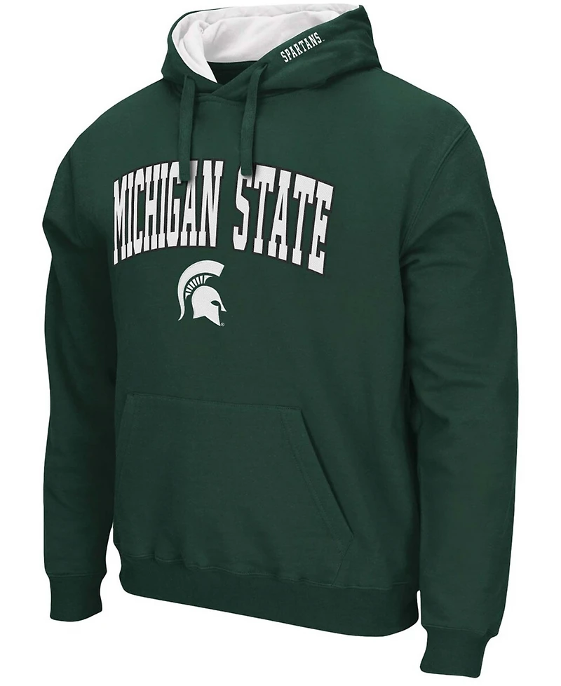 Men's Green Michigan State Spartans Arch Logo 3.0 Pullover Hoodie