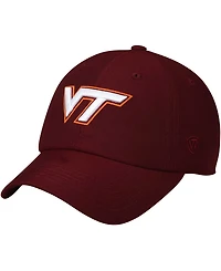 Men's Maroon Virginia Tech Hokies Primary Logo Staple Adjustable Hat
