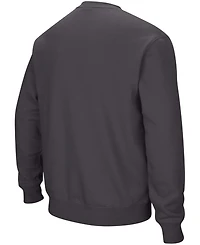 Colosseum Men's Iowa Hawkeyes Arch and Logo Crew Neck Sweatshirt