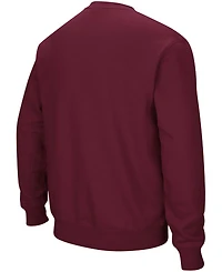 Colosseum Men's Virginia Tech Hokies Arch and Logo Crew Neck Sweatshirt