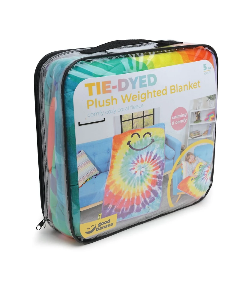 Good Banana Kid's Tie Dye Weighted Blanket